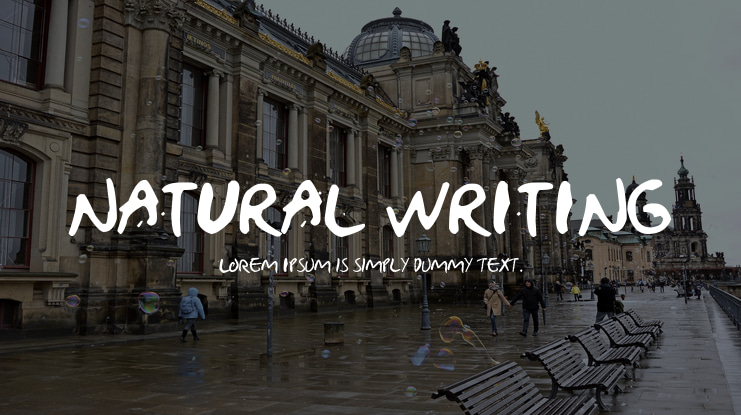 NATURAL WRITING Font