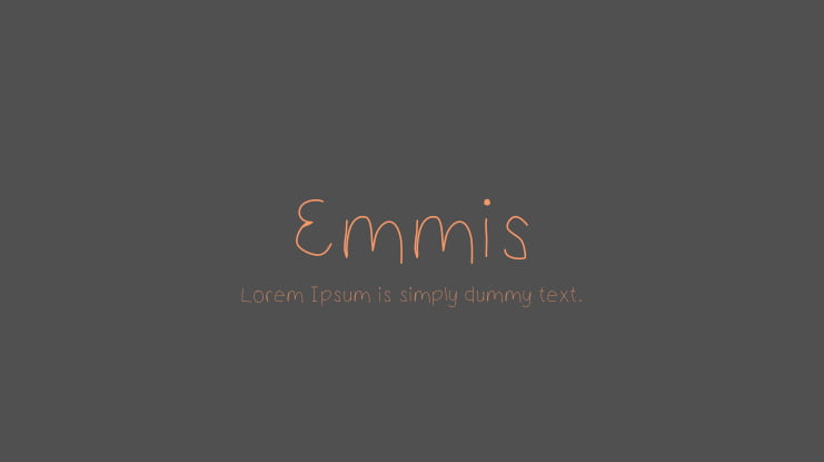 Emmis Font