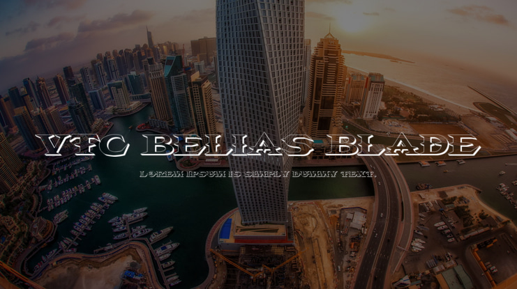 VTC Belias Blade Font Family