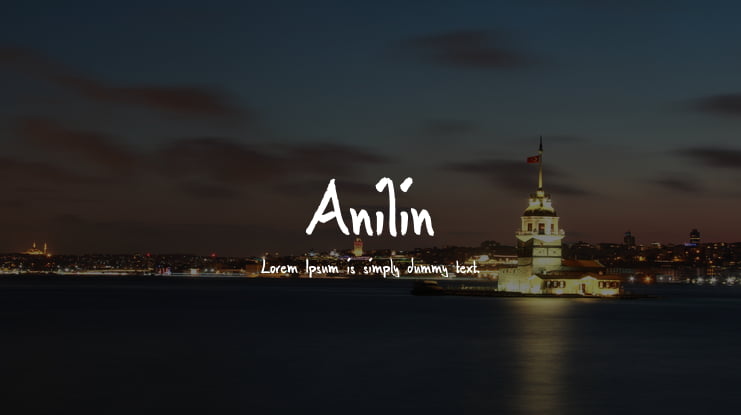 Anilin Font Family