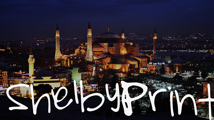 ShelbyPrint Font