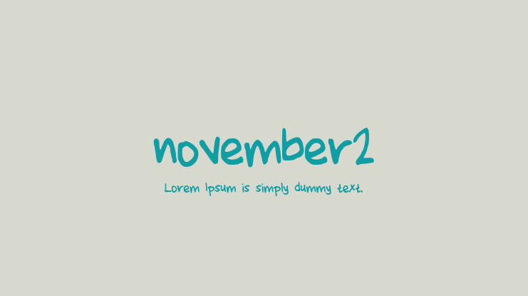 november2 Font