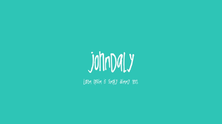JohnDaly Font
