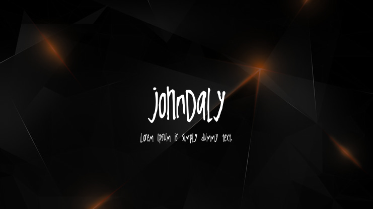 JohnDaly Font