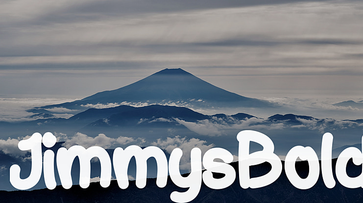JimmysBold Font Family