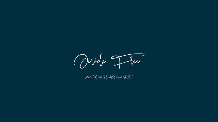 Juide Free Font