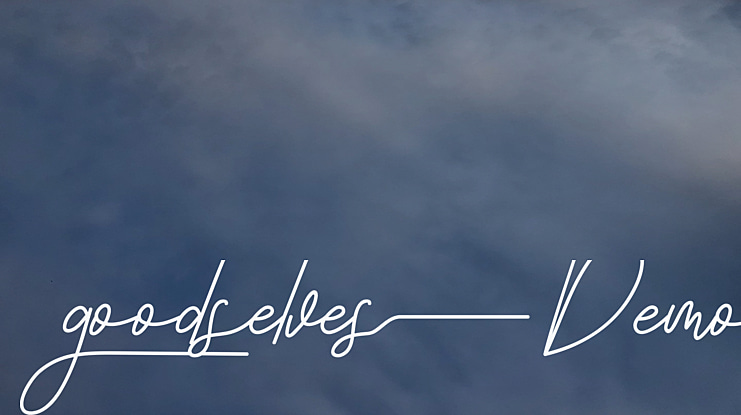 Goodselves Demo Font