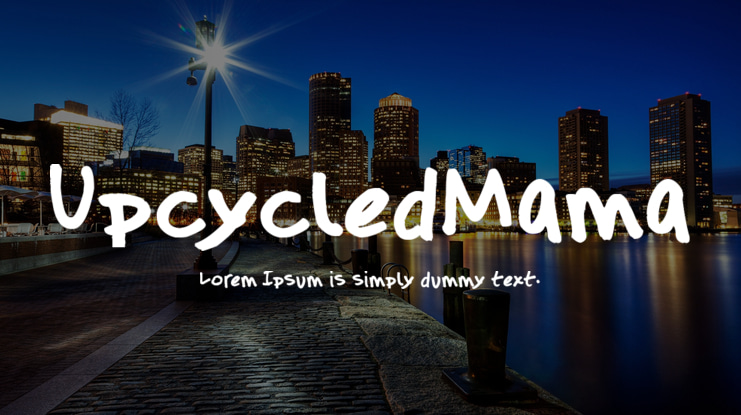 UpcycledMama Font