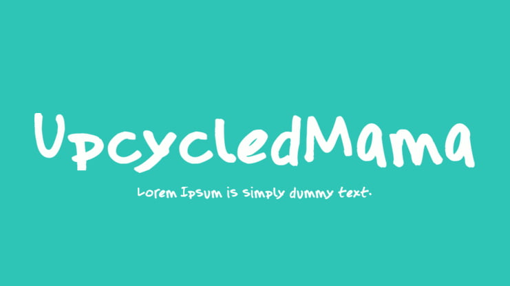 UpcycledMama Font