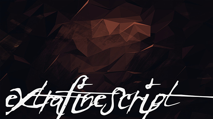 ExtraFineScript Font