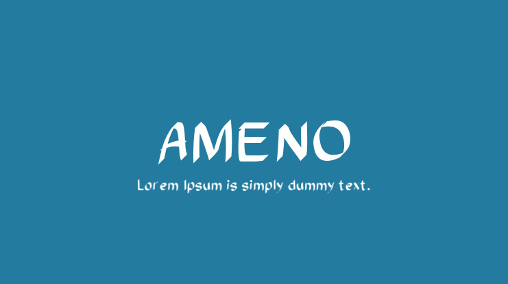 AMENO Font