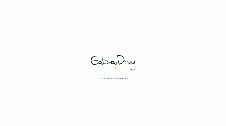 GatewayDrug Font