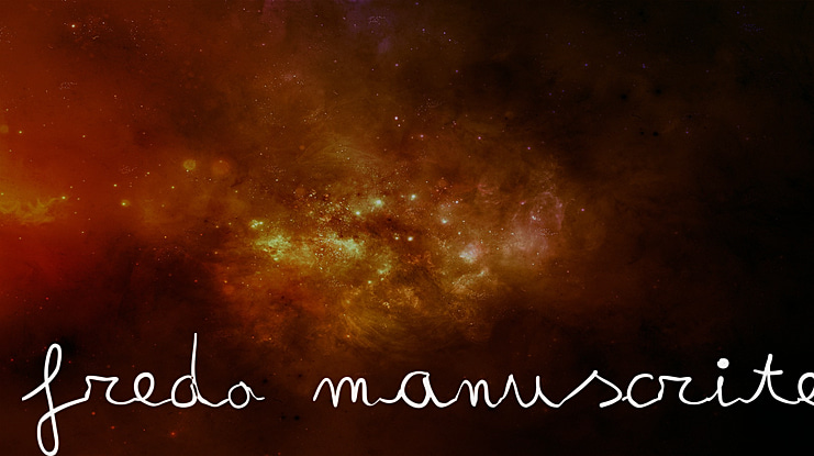 fredo manuscrite Font
