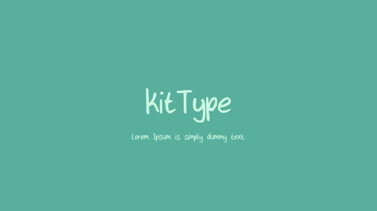 kitType Font