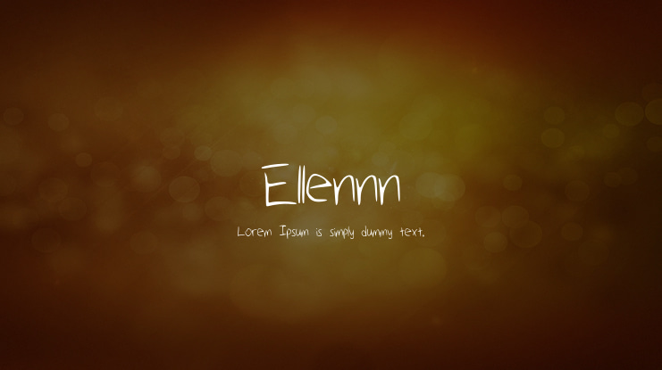 Ellennn Font