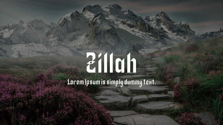 Zillah Font