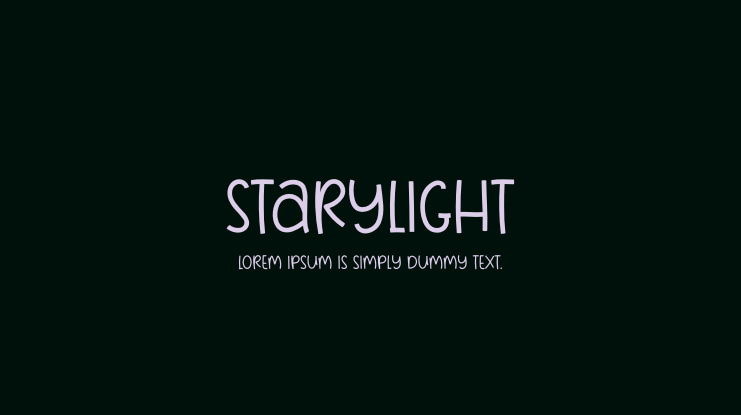 Starylight Font