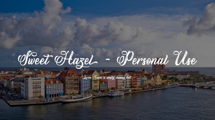 Sweet Hazel - Personal Use Font