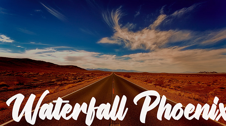Waterfall Phoenix Font