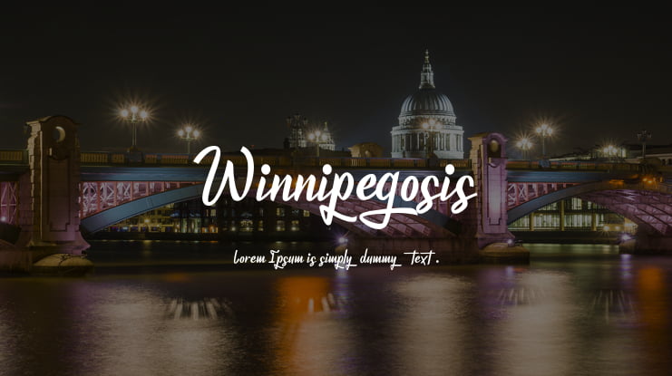Winnipegosis Font