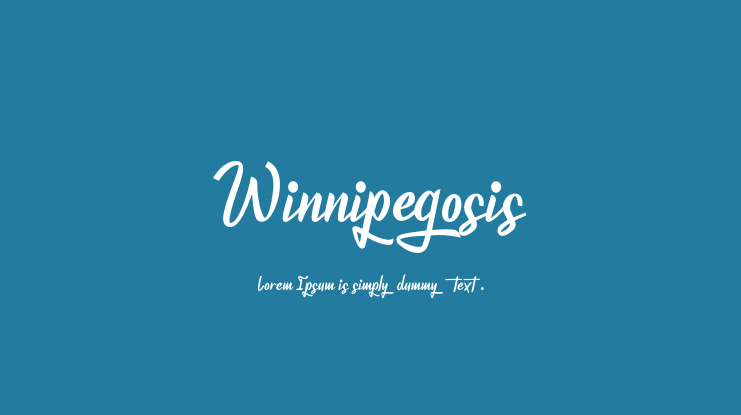 Winnipegosis Font