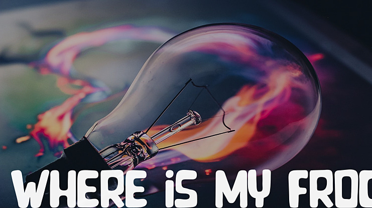 Where is my Frog Font