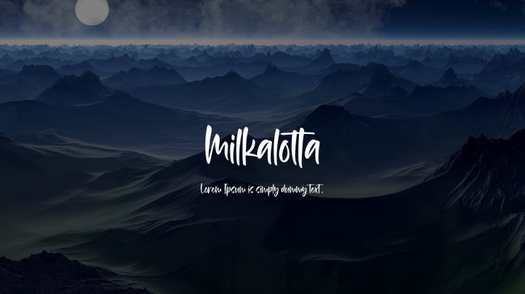 Milkalotta Font