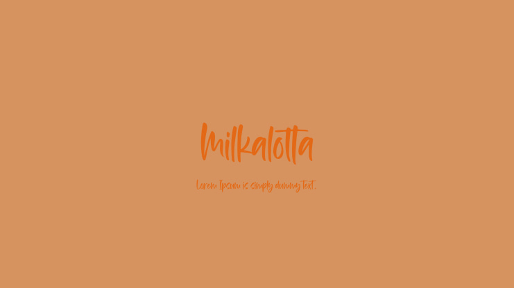 Milkalotta Font