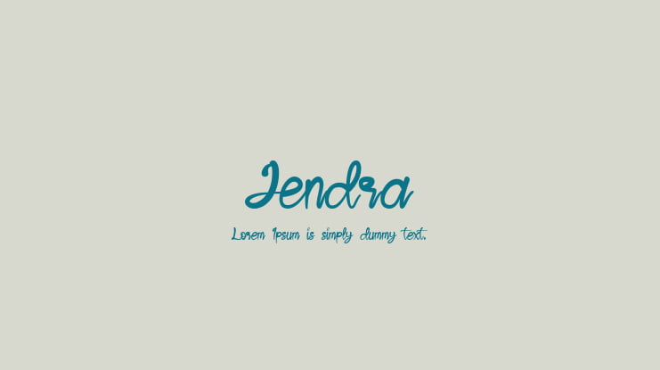 Jendra Font