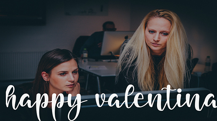 happy valentina Font