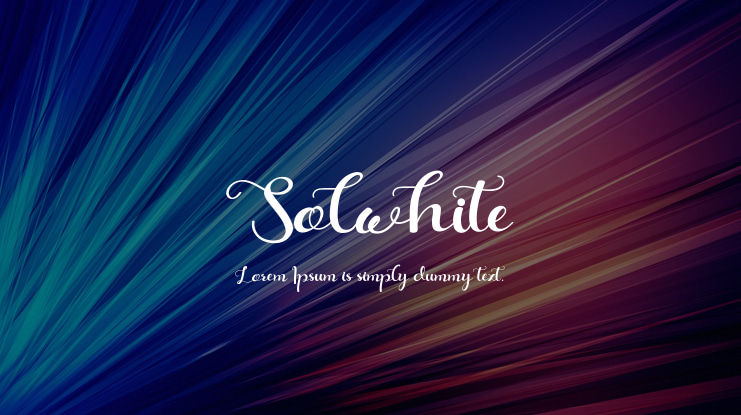 Solwhite Font