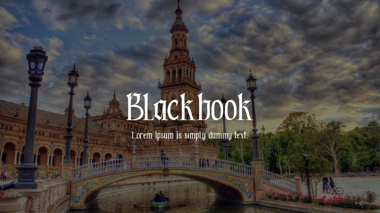 Blackbook Font