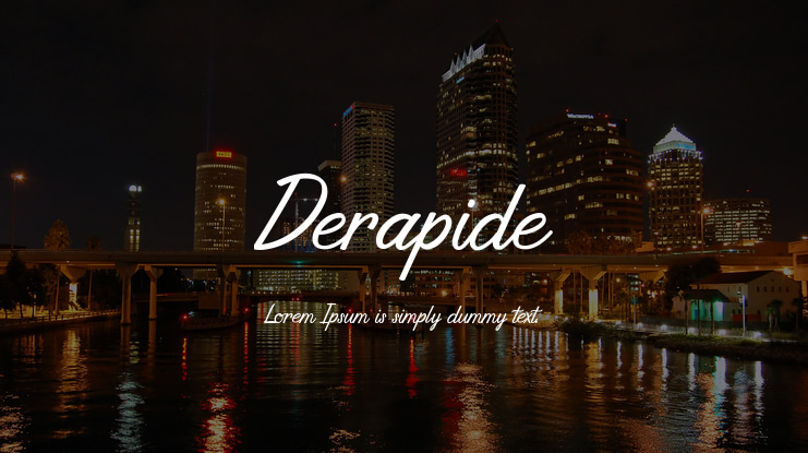 Derapide Font