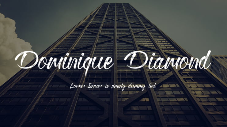 Dominique Diamond Font