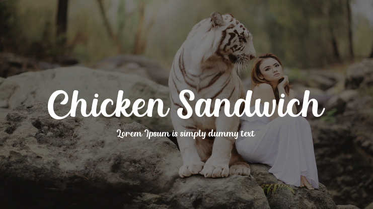 Chicken Sandwich Font