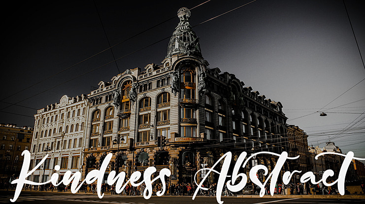 Kindness Abstract Font