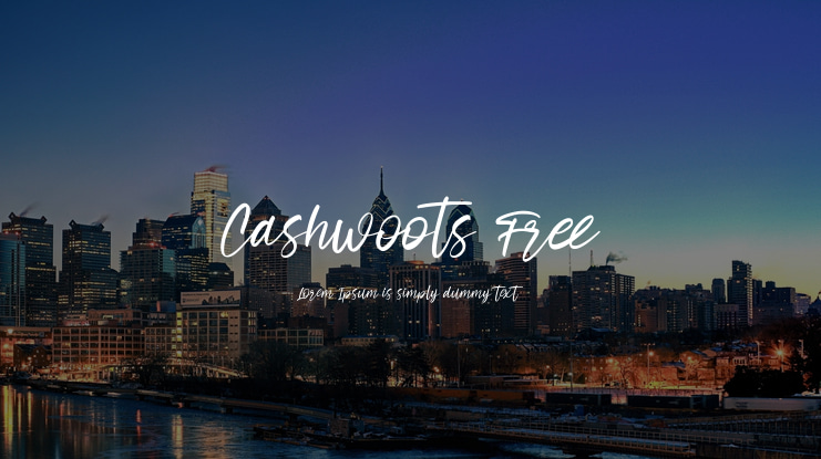 Cashwoots Free Font