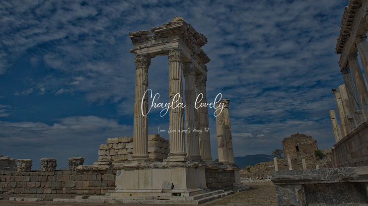 Chayla lovely Font