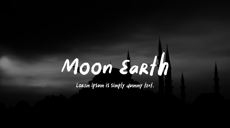 Moon Earth Font