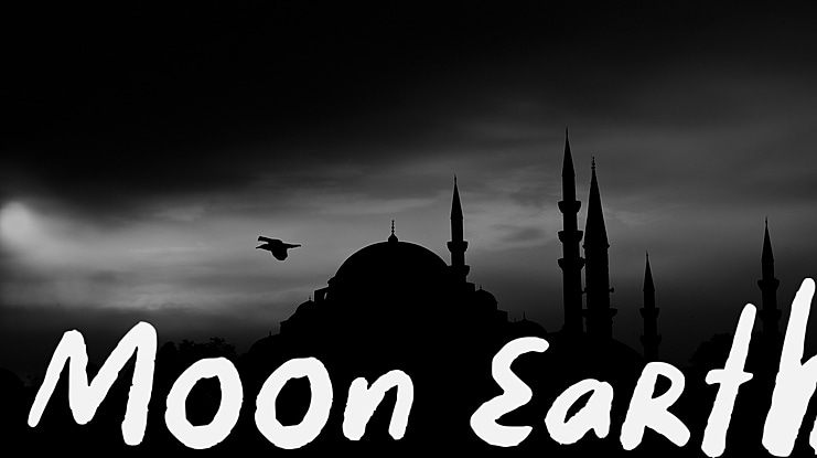 Moon Earth Font