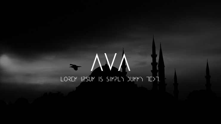AVA Font