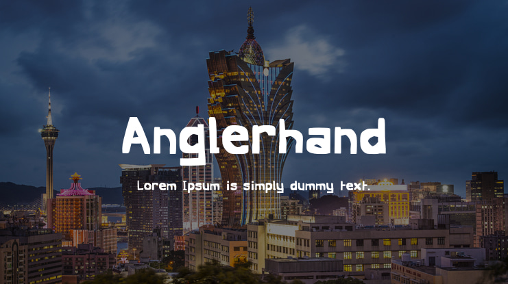 Anglerhand Font