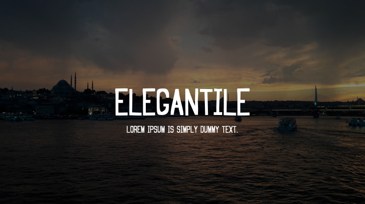 Elegantile Font