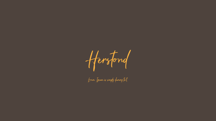 Herstond Font