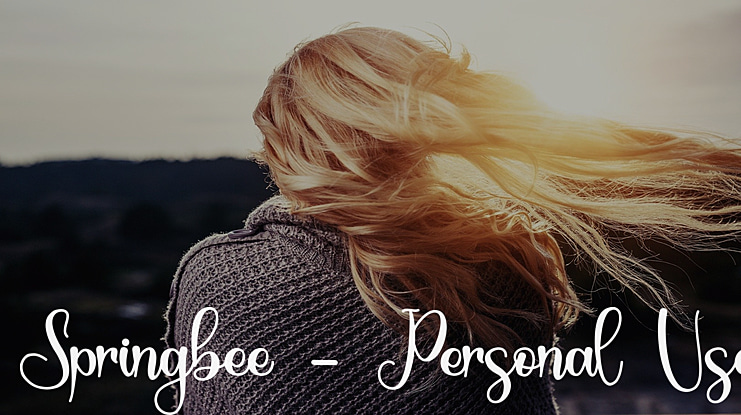 Springbee - Personal Use Font