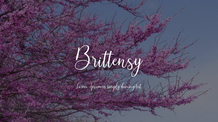 Brittensy Font