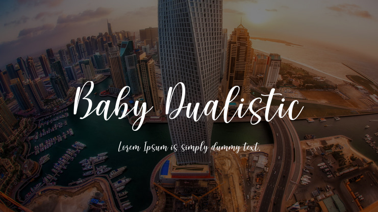 Baby Dualistic Font