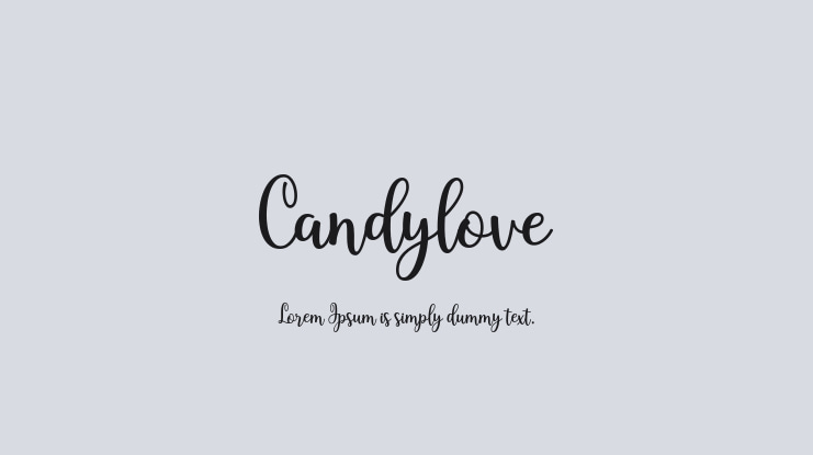 Candylove Font