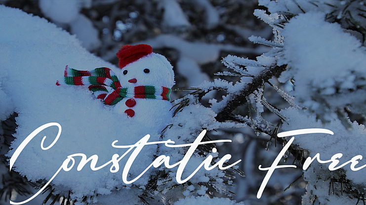 Constatic Free Font