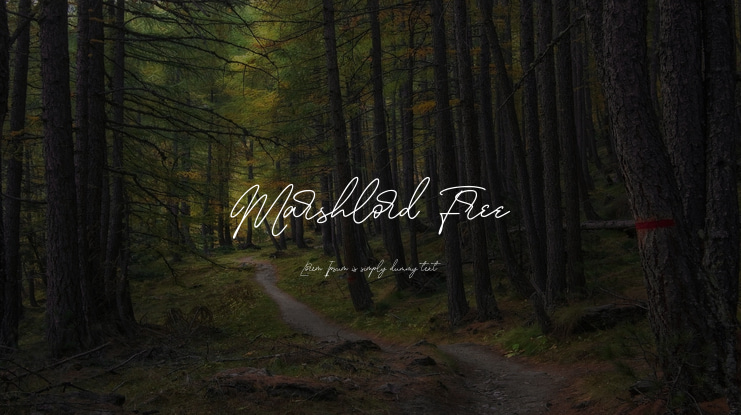 Marshlord Free Font